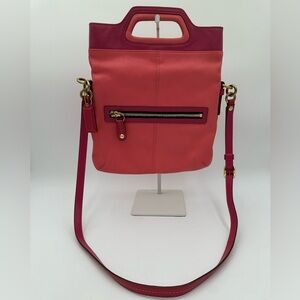 Coach Bonnie Leather Foldover Crossbody